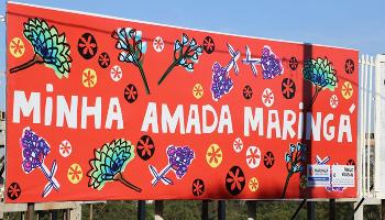 Outdoors espalham o Hino a Maringá em forma de arte pela cidade 