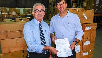 UEM recebe mercadorias apreendidas pela Receita Federal 