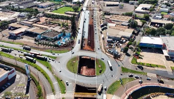 Obras no Trevo do Catuaí chegam a 85% de execução 