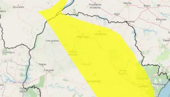 Inmet emite alerta amarelo de tempestade para o Paraná Inmet emite alerta amarelo de tempestade para o Paraná