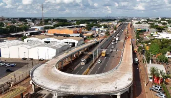 Obra de nova passarela em Sarandi causa bloqueio na BR-376 neste sábado (24) 