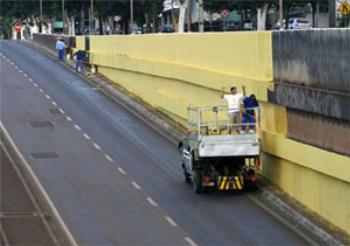 Setran reforça sinalização da avenida Colombo 