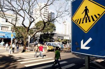 Setran inicia campanha de conscientização sobre a faixa de pedestre 