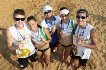 Maringá é campeã no vôlei de praia da fase regional dos 24.º Jogos da Juventude 