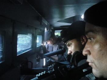 Policiais do PR participam das gravações de Tropa de Elite 2 