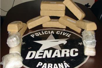 Polícia prende traficante em Maringá 