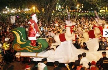 Atrações na praça da Catedral celebram início do Natal em Maringá nesta quinta-feira 