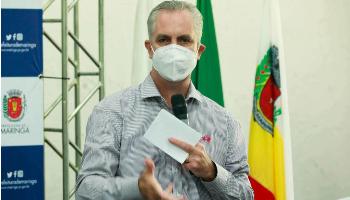 Maringá não vai receber pacientes de cidades que não aderiram restrições, diz prefeito Maringá não vai receber pacientes de cidades que não aderiram restrições, diz prefeito