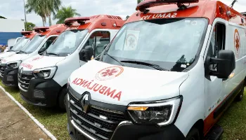 Maringá recebe cinco novas ambulâncias para o Samu 