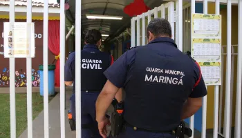 Protocolo de segurança nas escolas da rede municipal de Maringá é colocado em funcionamento Protocolo de segurança nas escolas da rede municipal de Maringá é colocado em funcionamento