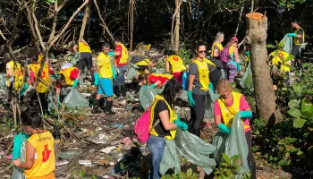 Em parceria com o IAM, Coca-Cola FEMSA promove mutirão de limpeza no Córrego Mandacaru de Maringá 