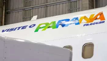 Desenho das Cataratas do Iguaçu passa a ilustrar avião da frota temática da Gol; veja fotos 