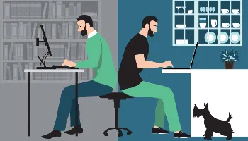 Após ondas de covid-19, trabalho em formato híbrido ganha ares de definitivo 