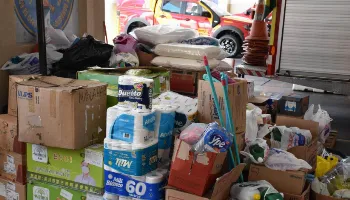 Defesa Civil e Corpo de Bombeiros arrecadam doações para vítimas das chuvas no RS