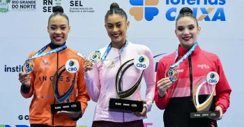 Paranaense Bárbara Domingos conquista primeiro lugar no Campeonato Brasileiro de ginástica rítmica 