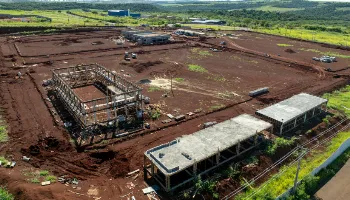 Obras no parque tecnológico do Tecpar em Maringá atingem 25% de execução Obras no parque tecnológico do Tecpar em Maringá atingem 25% de execução
