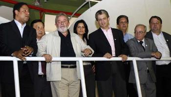 Presidente Lula e governador Pessuti participam do lançamento de obra viária em Maringá 