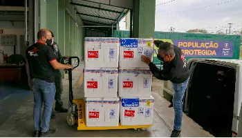 Paraná recebe 233 mil vacinas contra a covid-19 