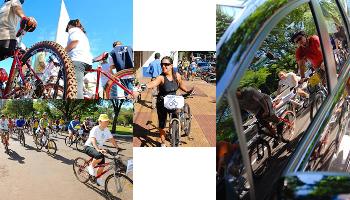 Bicicletada Maringá mobiliza ciclistas e ocupa espaço nas avenidas da cidade Bicicletada Maringá mobiliza ciclistas e ocupa espaço nas avenidas da cidade