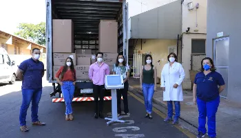 Secretaria de Saúde recebe 10 respiradores para o enfrentamento da pandemia em Maringá 