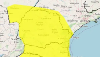 Inmet emite alerta de tempestades para quase todos os municípios do Paraná nesta quarta (5) 