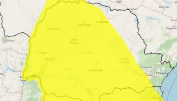 Maringá faz parte de alerta de tempestades emitido pelo Inmet na manhã desta segunda (24) 