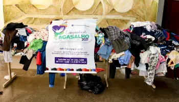 Provopar recebe doações para Campanha do Agasalho 