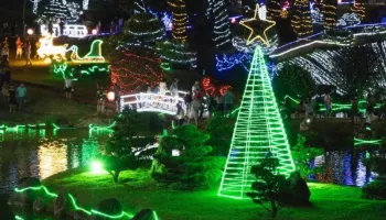 Decorações especiais de Natal no Parque do Japão serão inauguradas neste sábado (3) Decorações especiais de Natal no Parque do Japão serão inauguradas neste sábado (3)
