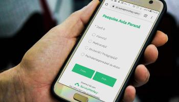 Pesquisa vai avaliar ferramentas do Aula Paraná a partir desta quarta-feira (27) 