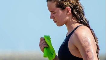 Atleta paranaense conquista título de brasileira mais jovem a concluir travessia do Canal da Mancha Atleta paranaense conquista título de brasileira mais jovem a concluir travessia do Canal da Mancha