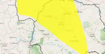 Inmet emite alerta de vendaval para Maringá; saiba mais 