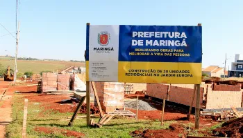 Prefeitura inicia construção de 20 casas populares no Jardim Europa em Maringá 