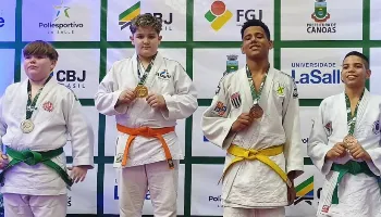 Atleta de Sarandi conquista medalha de ouro inédita no judô Atleta de Sarandi conquista medalha de ouro inédita no judô