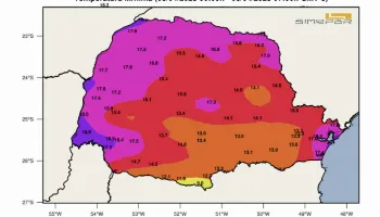 Maringá registrou menor temperatura do ano neste domingo (6); saiba mais 