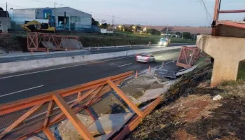 Nova interdição será realizada no Contorno Norte de Maringá para retirada da passarela 