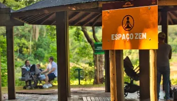 Espaço Zen: novo atrativo do Parque do Ingá permite instalação de redes para descanso 