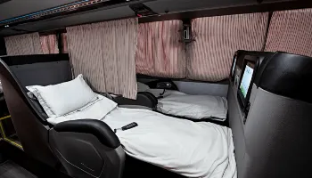 Viação Garcia passa a oferecer cabine cama fechada no trajeto Maringá-Rio de Janeiro 