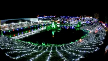 Natal vai encantar com som e luzes no túnel, carrossel, big tower