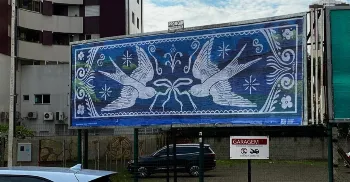 Outdoors de Maringá viram galeria a céu aberto com obras de nove artistas; confira 