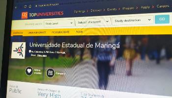 UEM sobe para posição de 5ª melhor estadual do Brasil no QS Rankings 