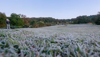 Maringá está entre as cidades que registraram a menor temperatura do ano neste domingo (12) 