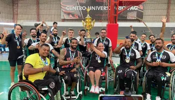 Time maringaense se consagra campeão brasileiro no Handebol em cadeira de rodas Time maringaense se consagra campeão brasileiro no Handebol em cadeira de rodas