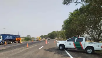 Primeiro trecho da duplicação entre Maringá e Iguaraçu é liberado Primeiro trecho da duplicação entre Maringá e Iguaraçu é liberado