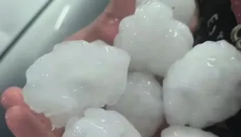 Temporal tem granizo de 100g e ventos de mais de 90 km/h no Paraná 