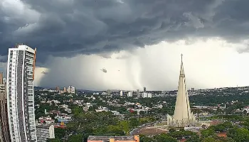 Alerta amarelo de tempestade é emitido para a região de Maringá 