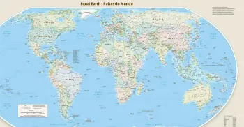 ONU corrige mapa-mundí e África, América do Sul e Ásia passam a ser apresentados em novo tamanho 