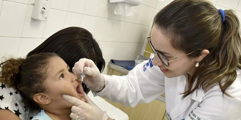 Campanha da pólio terá quase 100 pontos de vacinação em Maringá