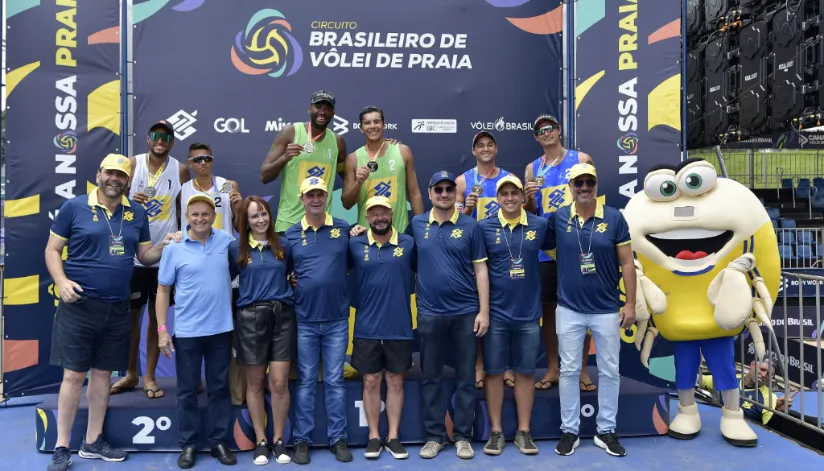 Maringaenses ficam em segundo lugar na 1.ª etapa do Circuito Brasileiro de Vôlei de Praia