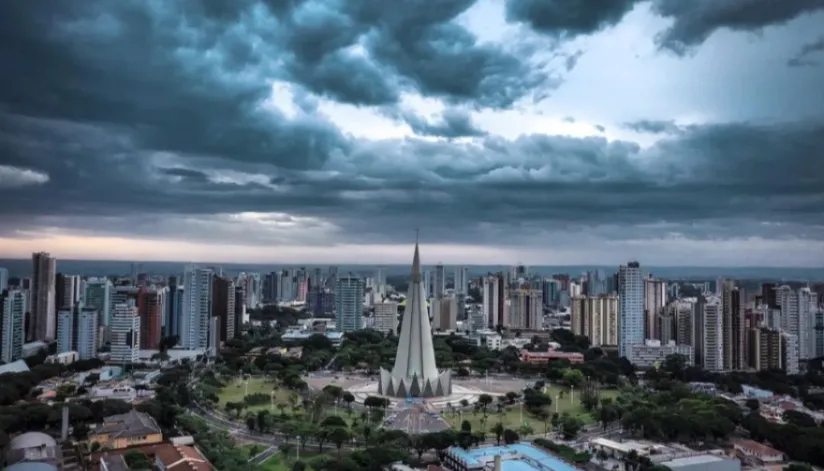 Final de semana será de chuva em Maringá, aponta previsão do Climatempo