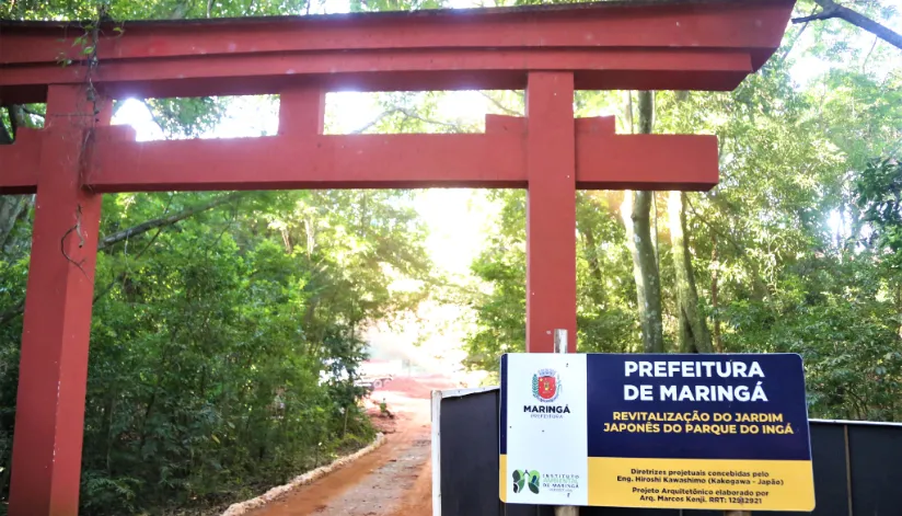 Jardim Imperial Japonês do Parque do Ingá será revitalizado em parceria com a comunidade de Kakogawa